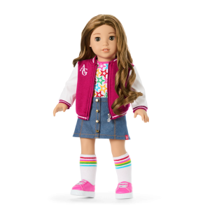 Truly Me  18-inch Doll #118 with curly caramel hair