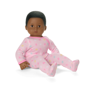Bitty Baby  Doll #1 with black hair in Pastel Pink