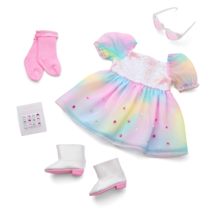 October Opal Obsession Outfit for 18-inch Dolls
