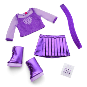 February Amethyst Bliss Outfit for 18-inch Dolls
