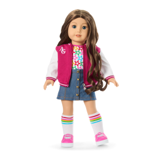 Truly Me  18-inch Doll #126 with wavy brown hair
