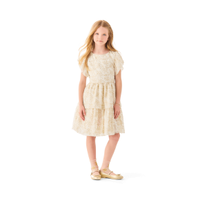 American Girl x Janie and Jack Sparkly Cream Celebration Dress for Little Girls & Girls