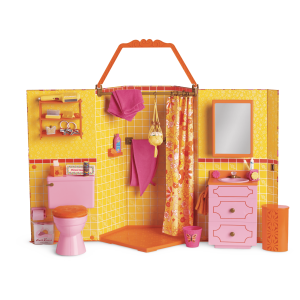Julie's  Groovy Bathroom for 18-inch Dolls (Historical Characters)