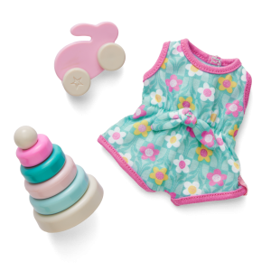 Little Bitty Baby  Flower Romper & Play Set for 7.75-inch Dolls