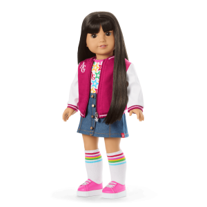 Truly Me  18-inch Doll #130 with straight black-brown hair