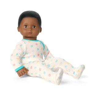 Bitty Baby  Doll #1 with black hair in Pastel Blue
