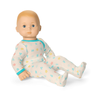 Bitty Baby  Doll #3 with blonde hair in Pastel Blue