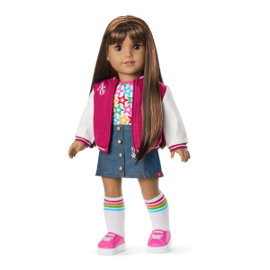 Truly Me  18-inch Doll #122 with straight dark-brown hair