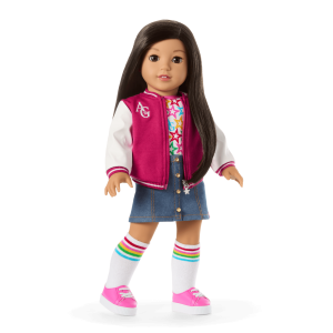 Truly Me  18-inch Doll #124 with straight black-brown hair
