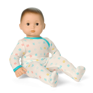 Bitty Baby  Doll #2 with brown hair in Pastel Blue