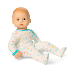 Bitty Baby  Doll #6 with red hair in Pastel Blue