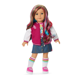 Truly Me  18-inch Doll #101 with wavy caramel hair