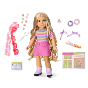 Long Hair Looks  by Truly Me  18-inch Doll #133 & hair accessories