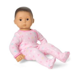 Bitty Baby  Doll #4 with black hair in Pastel Pink