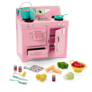 Maryellen's  Vintage Stove & Accessories for 18-inch Dolls (Historical Characters)