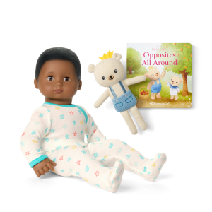 Bitty Baby  Doll #1 in Pastel Blue + Bear Friend & Board Book