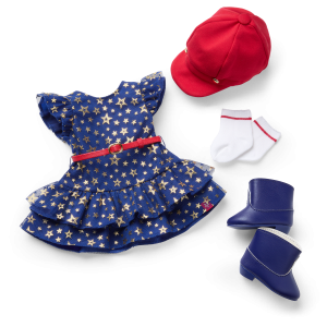 Team AG Navy Dress Set for 18-inch Dolls