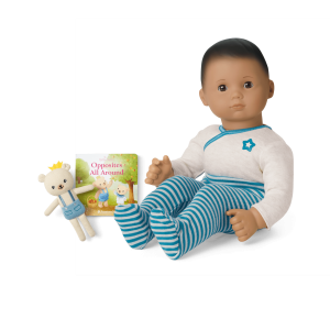 Bitty Baby  Doll #5 in Soft Blue + Bear Friend & Board Book