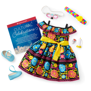 D??a de Muertos Celebration Outfit for 18-inch Dolls