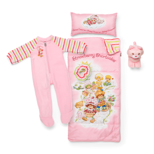 Courtney's  Strawberry Shortcake  Sleeping Bag & PJs for 18-inch Dolls (Historical Characters)
