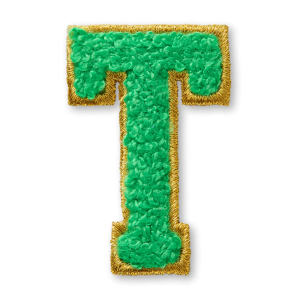 AG  Letter T Stick-On Patch