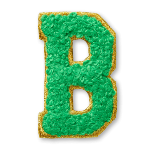 AG  Letter B Stick-On Patch