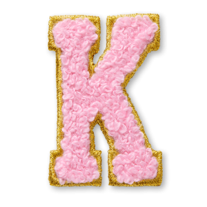 AG  Letter K Stick-On Patch