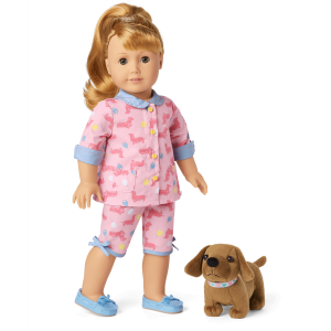 Maryellen's  Dachshund Pajamas & Dog (Historical Characters)