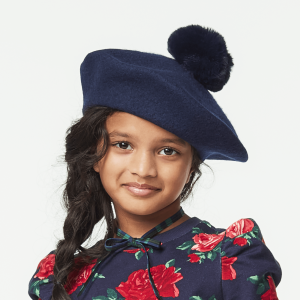 American Girl  x Janie and Jack Wintry Wool Beret for Girls